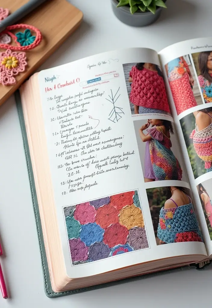 26 Crochet Journal Ideas That Keep Your Projects Neat and Beautiful - 3. Crochet Pattern Journal