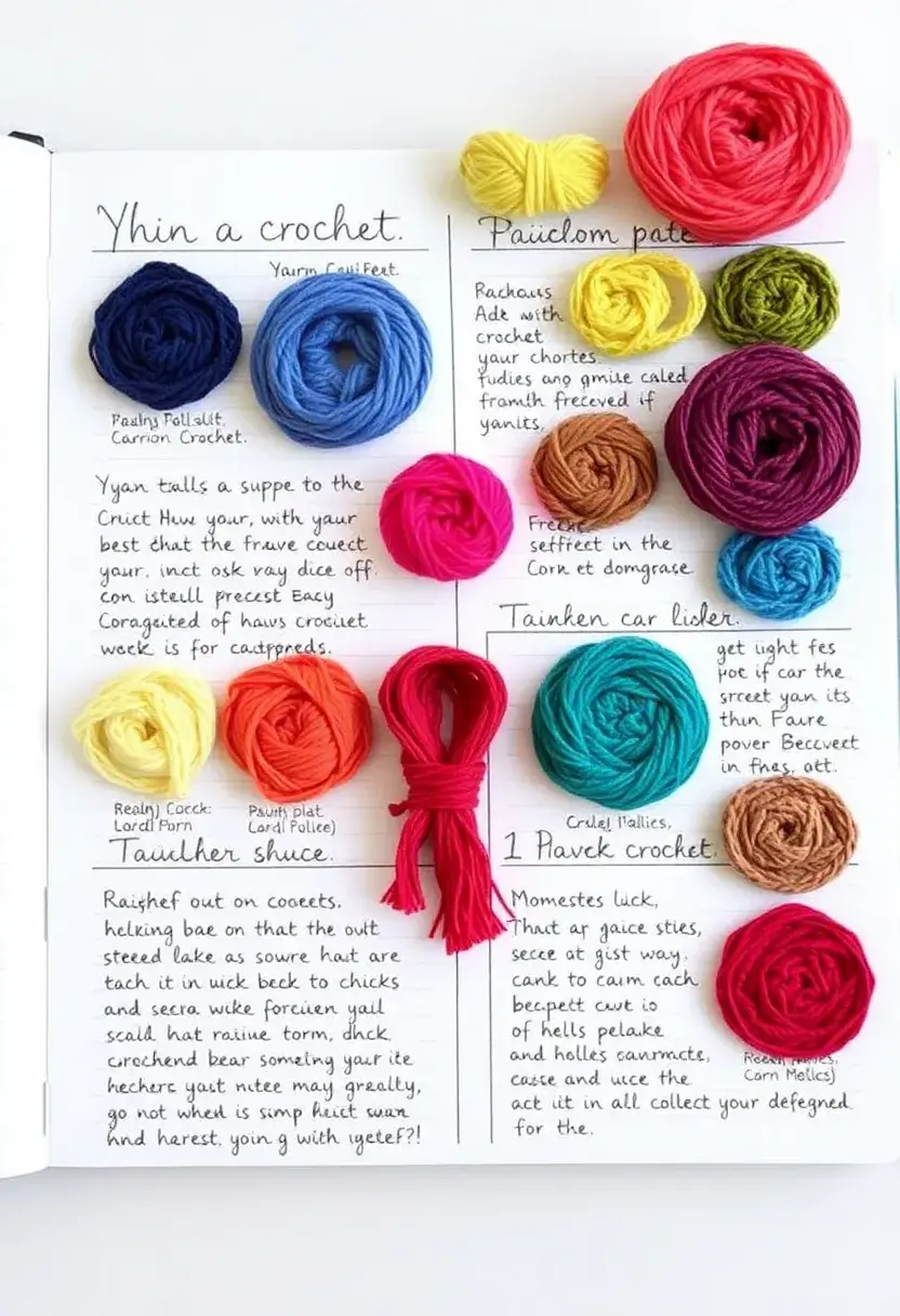 26 Crochet Journal Ideas That Keep Your Projects Neat and Beautiful - 5. Stash Management Section
