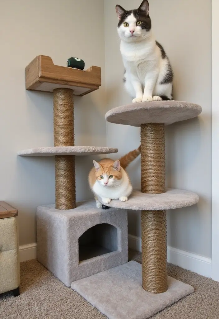 26 DIY Cat Litter Box Ideas That Are Practical and Stylish - 26. Custom Cat Condo Litter Box