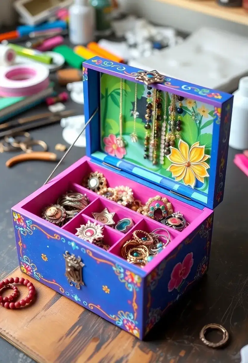 26 DIY Jewelry Box Ideas That Organize And Showcase Jewelry - 18. Paper Mache Jewelry Box