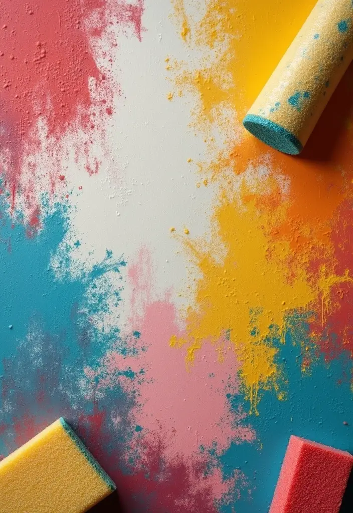 26 DIY Painting Ideas That Anyone Can Try At Home With Ease - 10. Textured Wall Painting