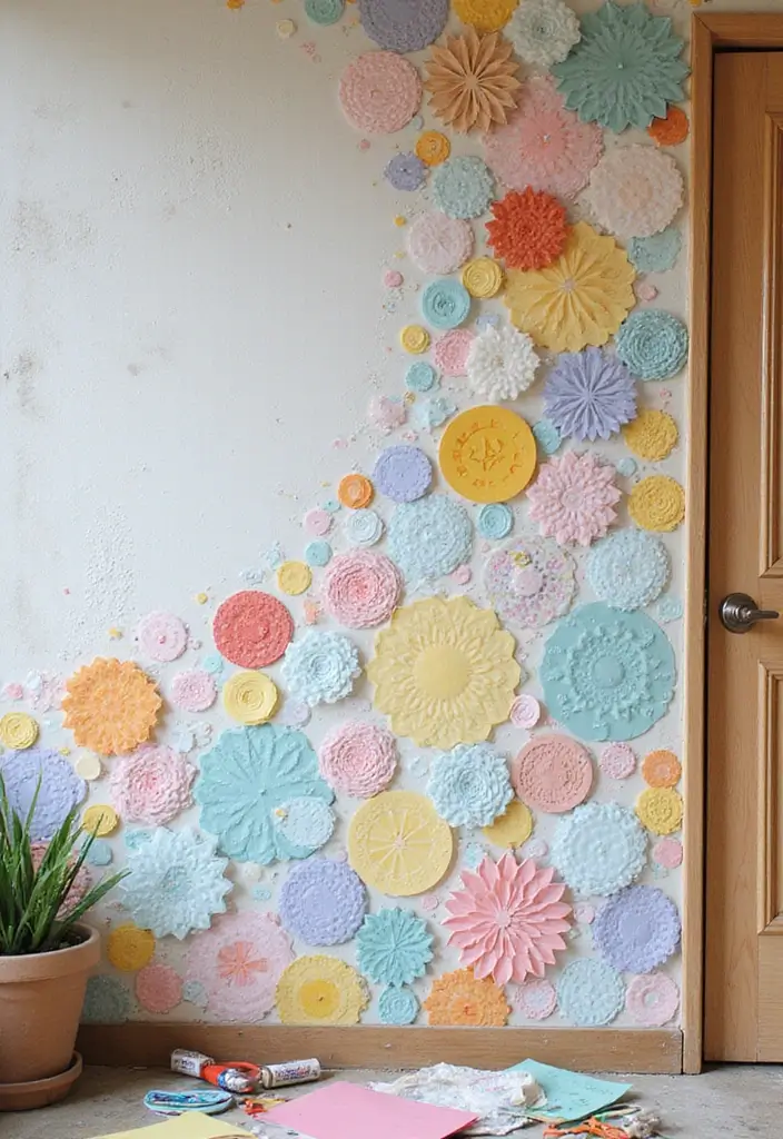 26 DIY Painting Ideas That Anyone Can Try At Home With Ease - 19. Decoupage Walls