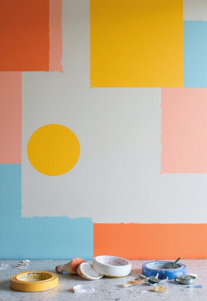 26 DIY Painting Ideas That Anyone Can Try At Home With Ease - 2. Geometric Patterns