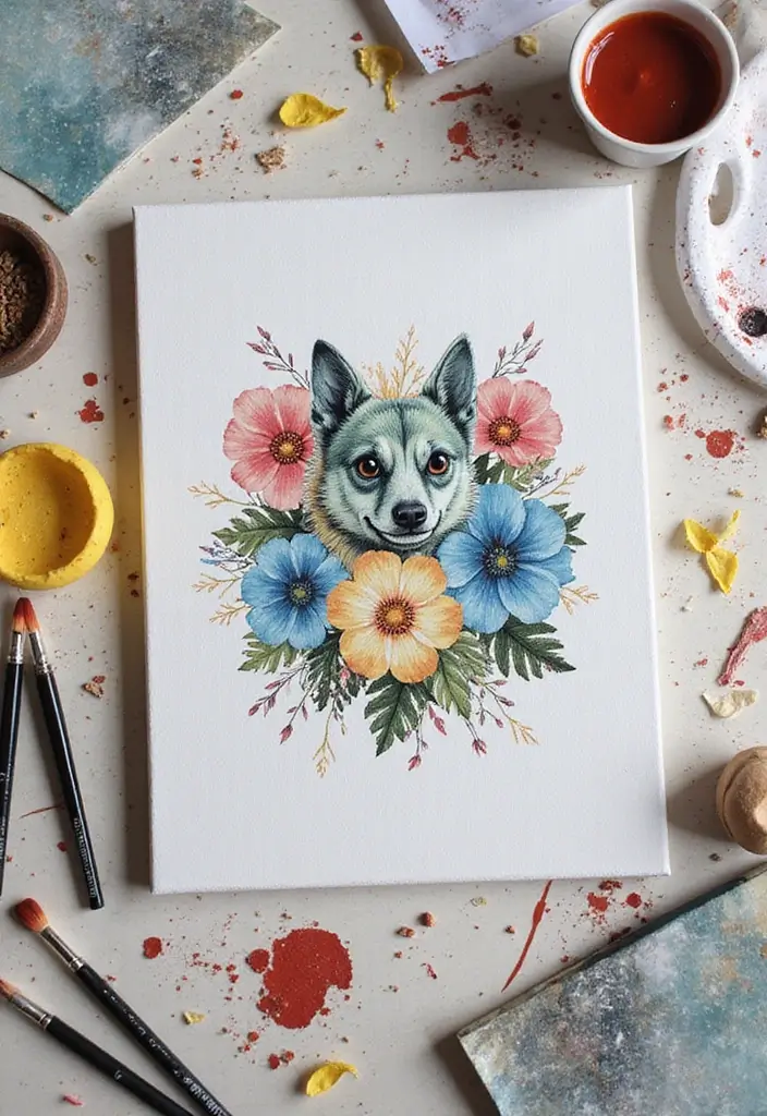 26 DIY Painting Ideas That Anyone Can Try At Home With Ease - 21. Canvas Art Transfers