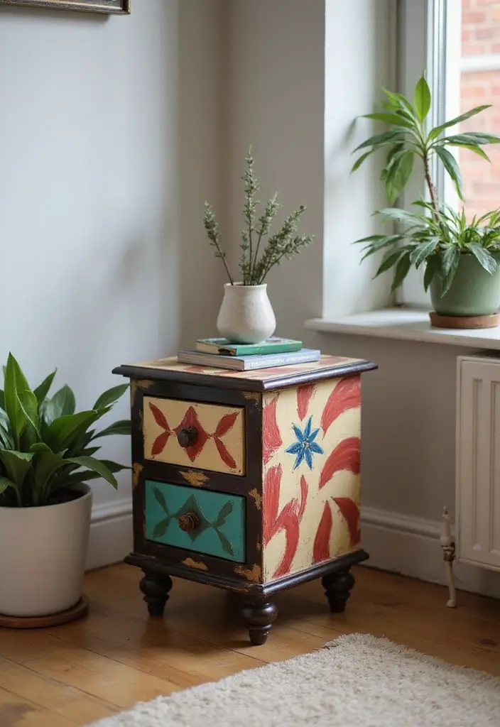 26 DIY Painting Ideas That Anyone Can Try At Home With Ease - 8. Painted Furniture Accents