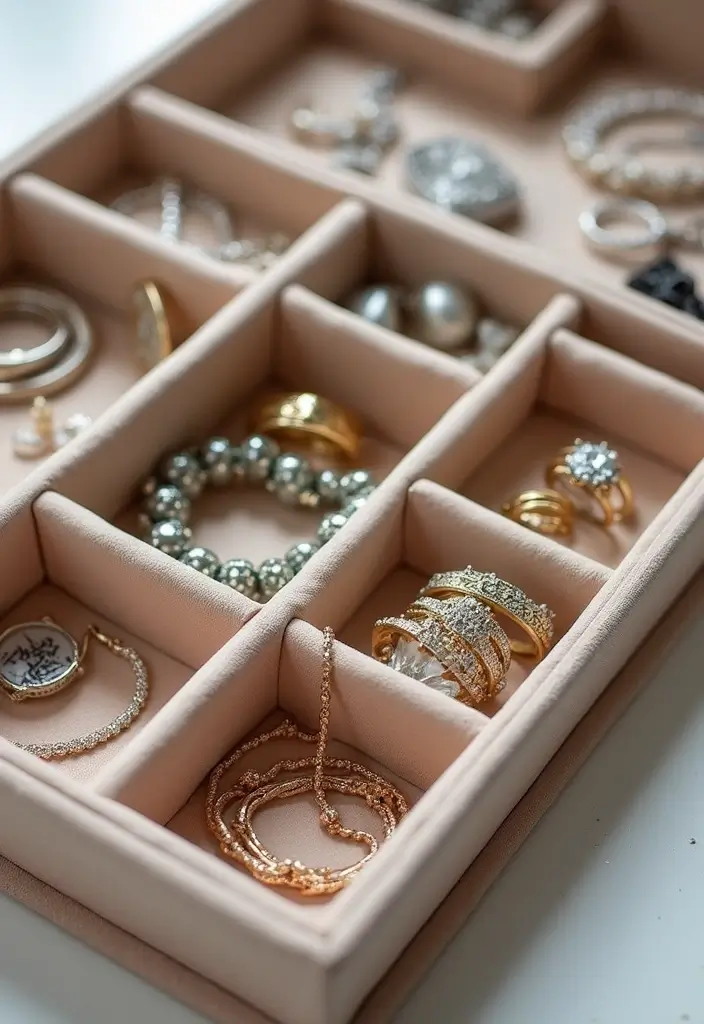 26 DIY Shoe Box Ideas That Organize and Decorate Stylishly - 11. Jewelry Organizer