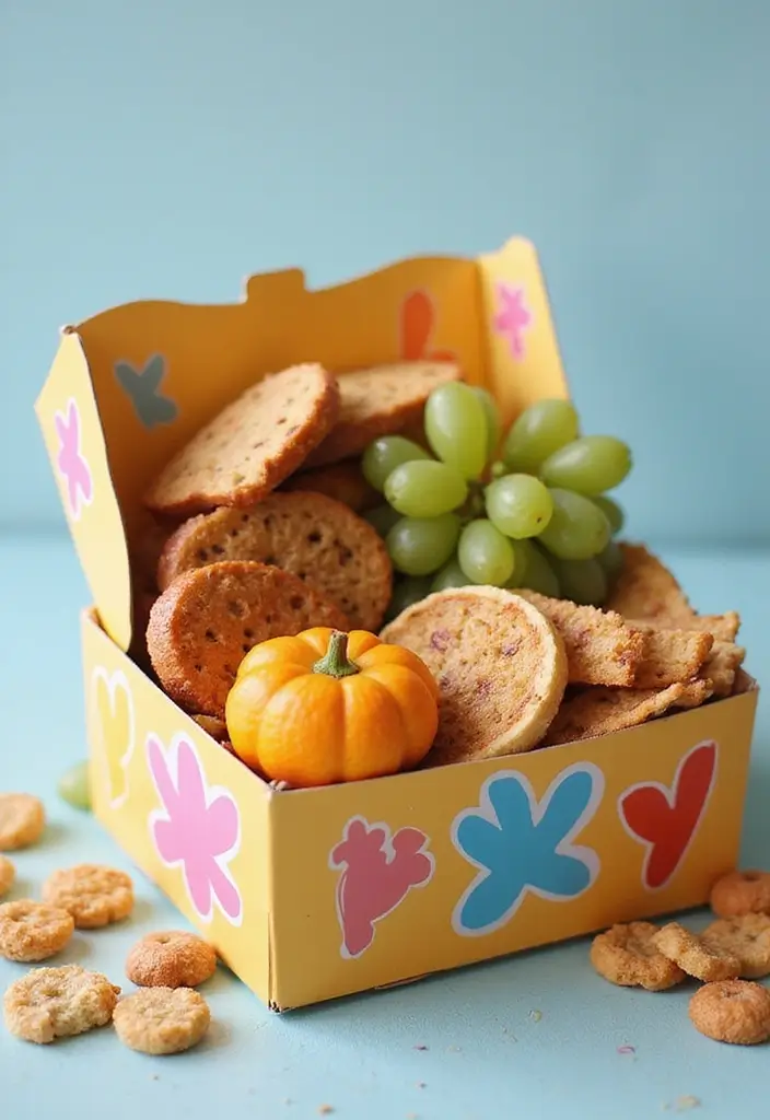 26 DIY Shoe Box Ideas That Organize and Decorate Stylishly - 18. Snack Box for Kids