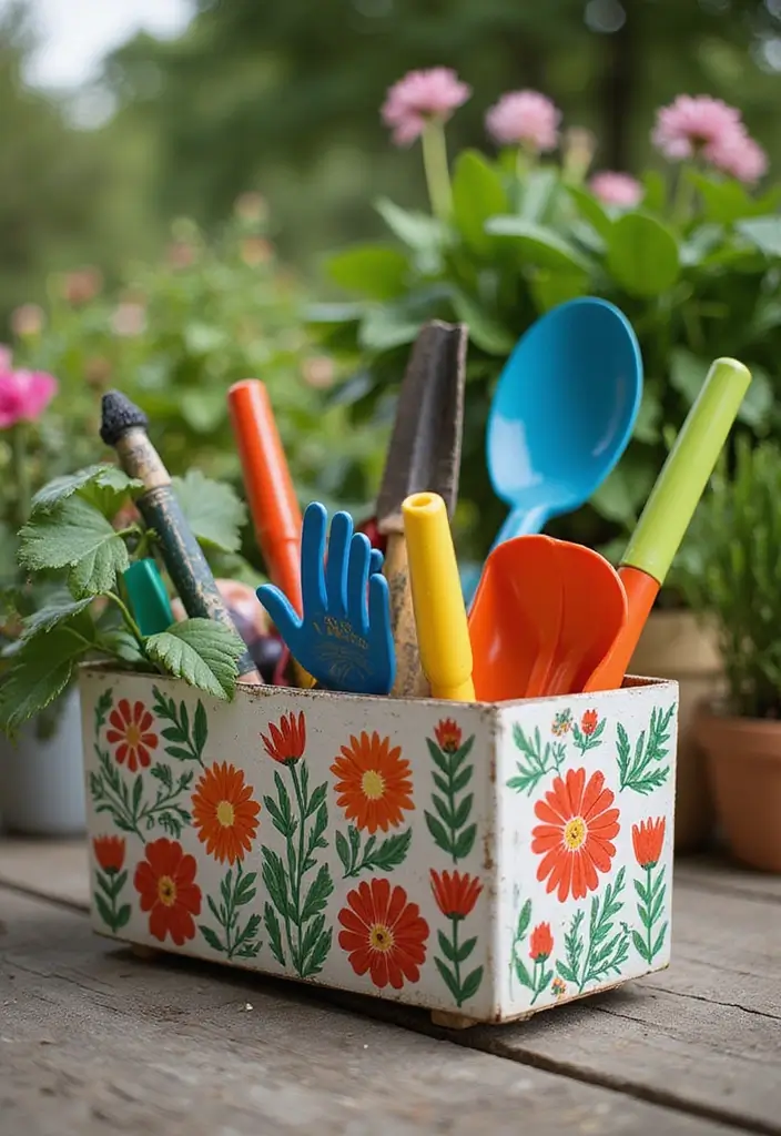 26 DIY Shoe Box Ideas That Organize and Decorate Stylishly - 20. Gardening Tool Holder