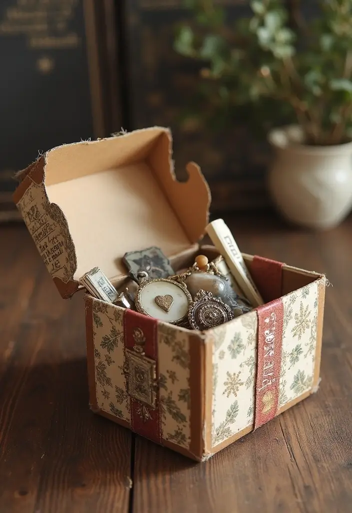26 DIY Shoe Box Ideas That Organize and Decorate Stylishly - 23. Memory Box for Keepsakes