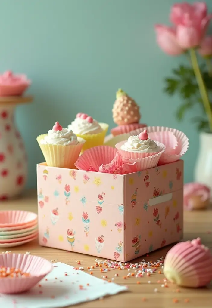 26 DIY Shoe Box Ideas That Organize and Decorate Stylishly - 9. Baking Supplies Holder