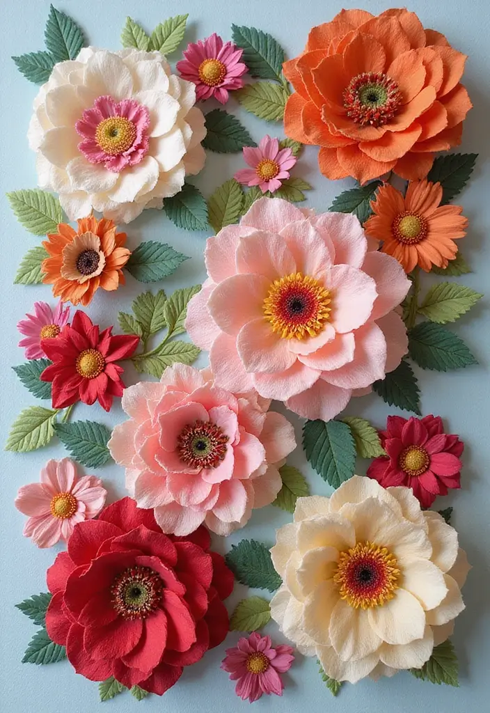 26 Flowers Craft Ideas That Bring Beauty and Nature Into Projects - 1. Floral Canvas Art