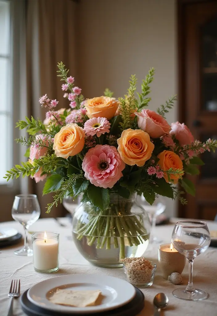 26 Flowers Craft Ideas That Bring Beauty and Nature Into Projects - 11. Floral Centerpieces