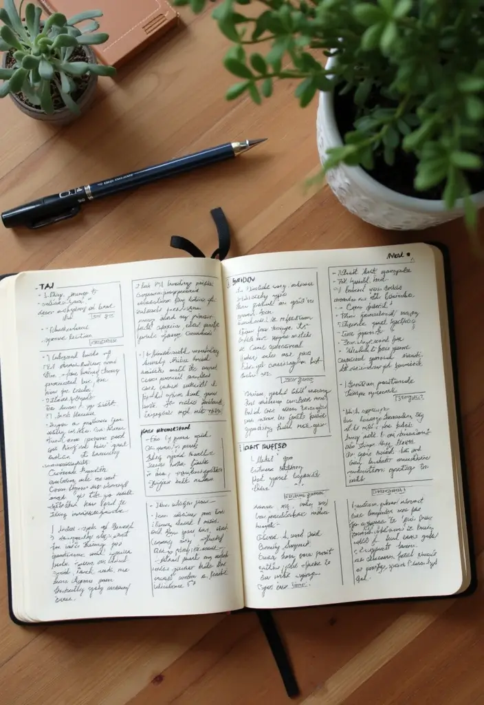 26 Grid Journal Ideas That Make Organization Easy, Fun, and Stylish - 17. Personal Reflection Pages