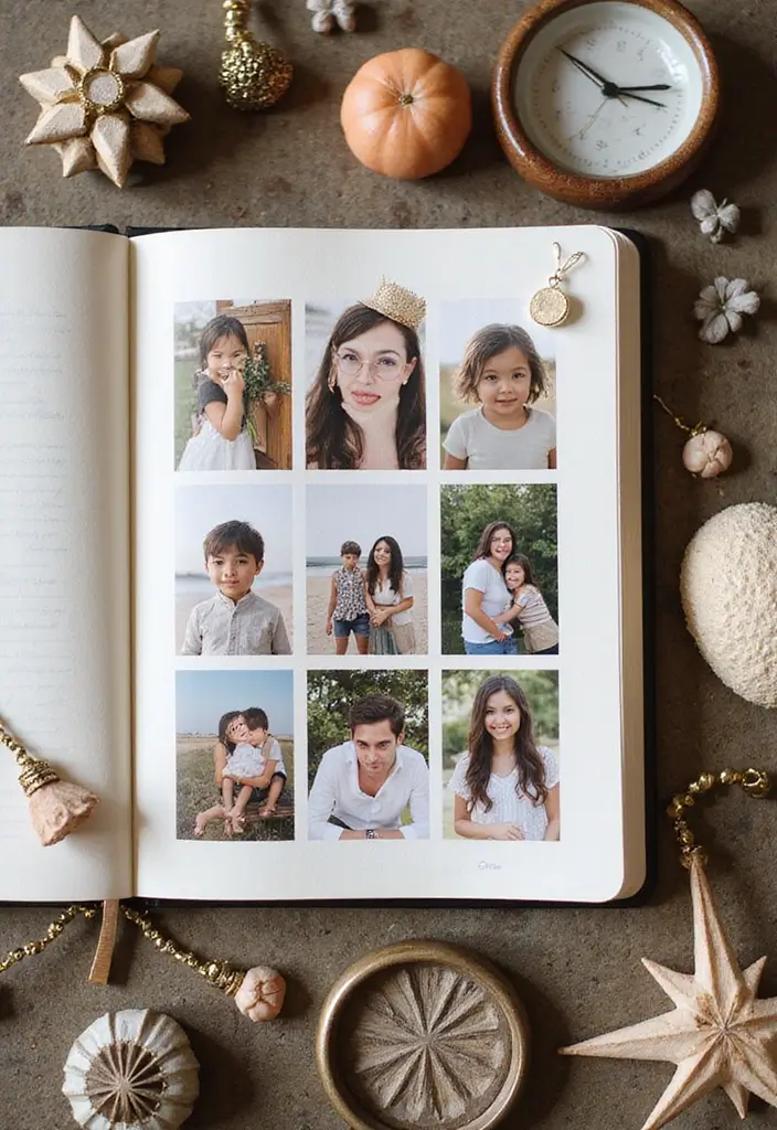 26 Grid Journal Ideas That Make Organization Easy, Fun, and Stylish - 26. Memory Keeping Grids