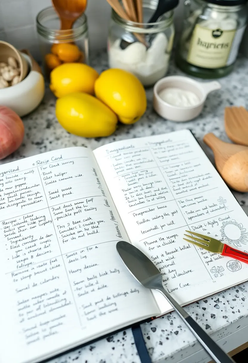 26 Grid Journal Ideas That Make Organization Easy, Fun, and Stylish - 7. Recipe and Meal Planning Grids