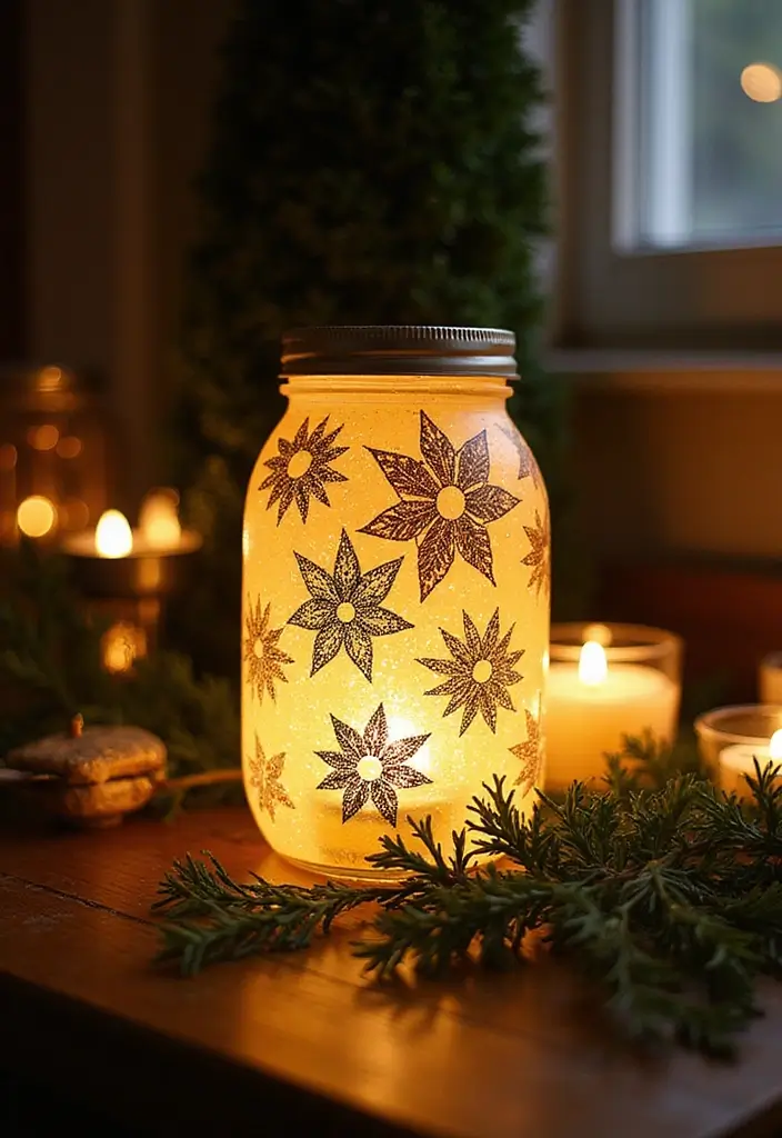 26 Hot Glue Craft Ideas That Make DIY Easy and Fun - 1. Upcycled Glass Jar Lanterns