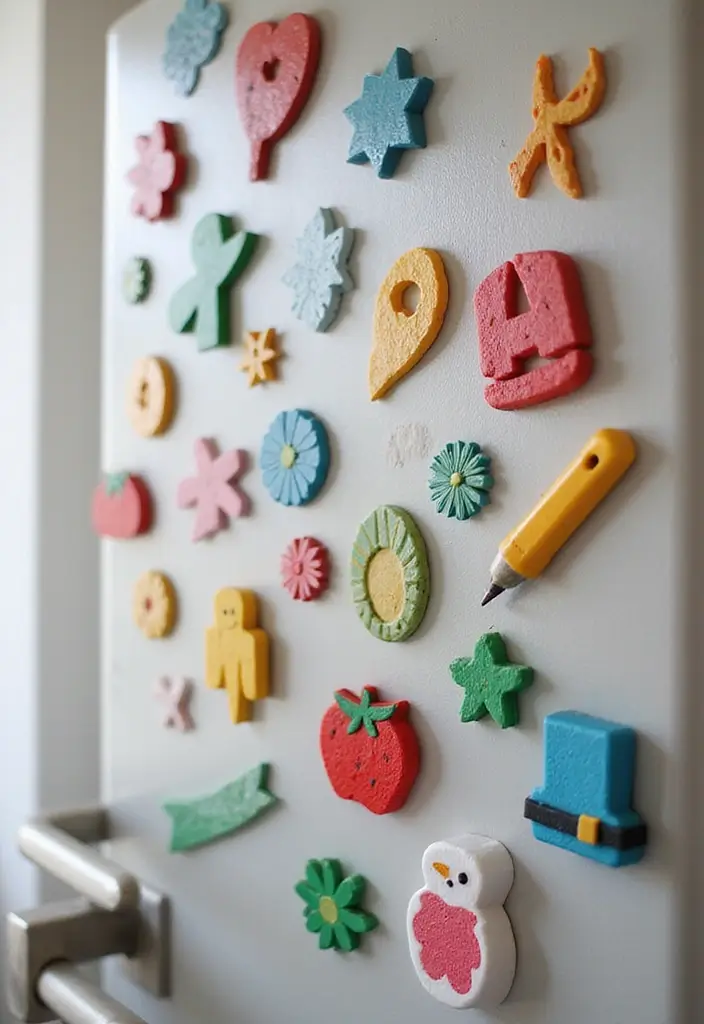 26 Hot Glue Craft Ideas That Make DIY Easy and Fun - 14. Hot Glue Magnets