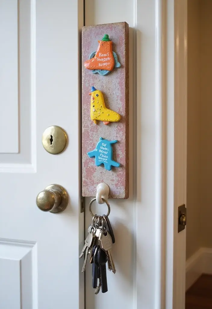 26 Hot Glue Craft Ideas That Make DIY Easy and Fun - 6. Hot Glue Key Holders