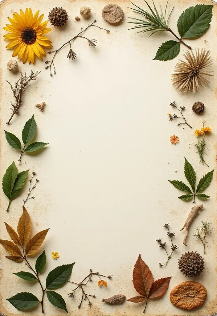 26 Junk Journal Ideas That Are Perfect For Personalized Memory Keeping - 16. Nature-Inspired Pages