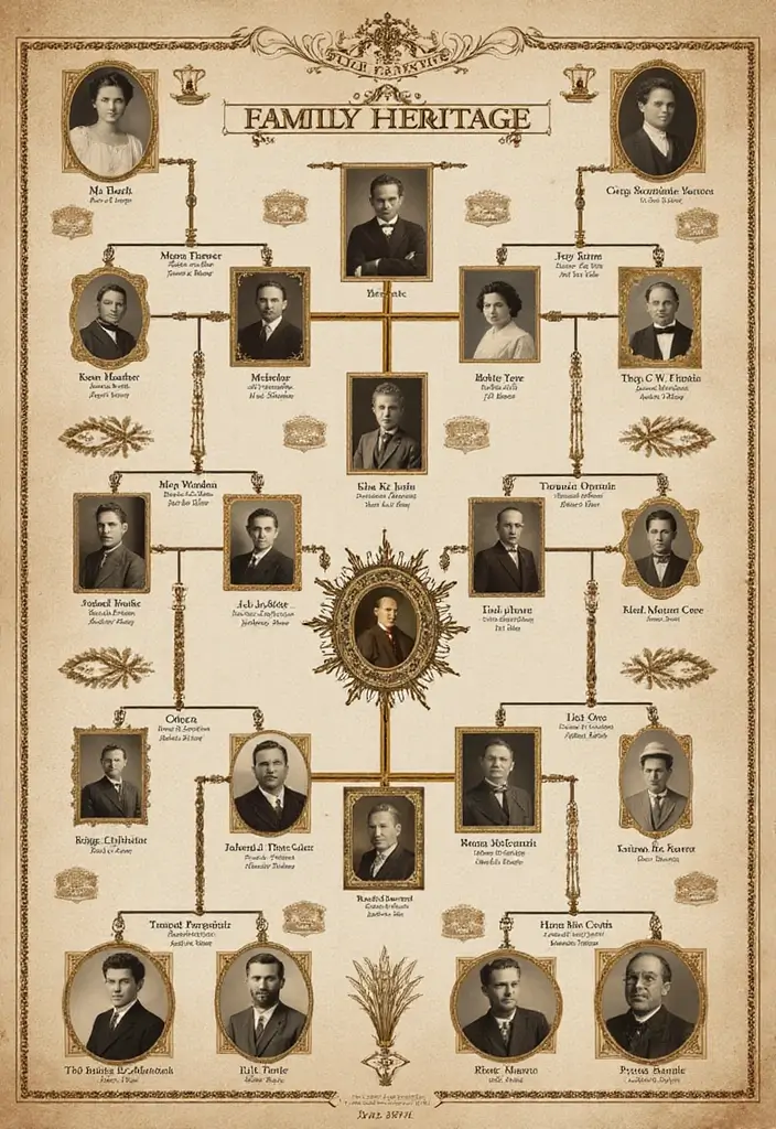 26 Junk Journal Ideas That Are Perfect For Personalized Memory Keeping - 18. Family Heritage Pages