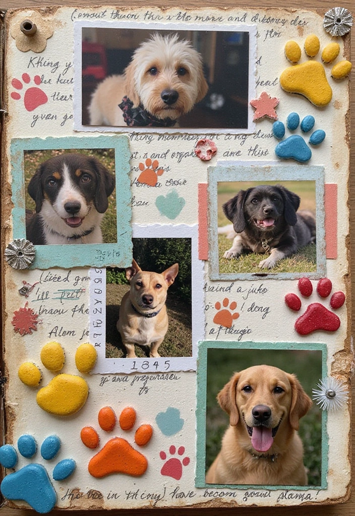 26 Junk Journal Ideas That Are Perfect For Personalized Memory Keeping - 19. Pet Memories