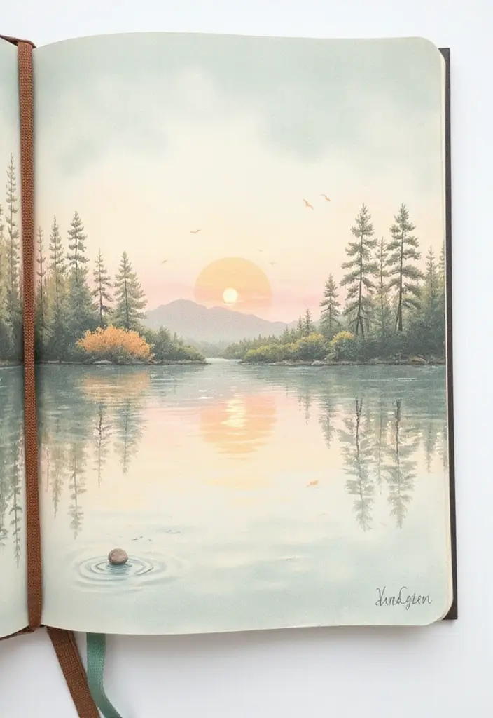 26 Junk Journal Ideas That Are Perfect For Personalized Memory Keeping - 20. Mindfulness and Meditation Pages