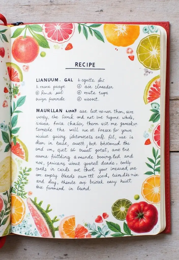 26 Junk Journal Ideas That Are Perfect For Personalized Memory Keeping - 6. Recipe Reminders