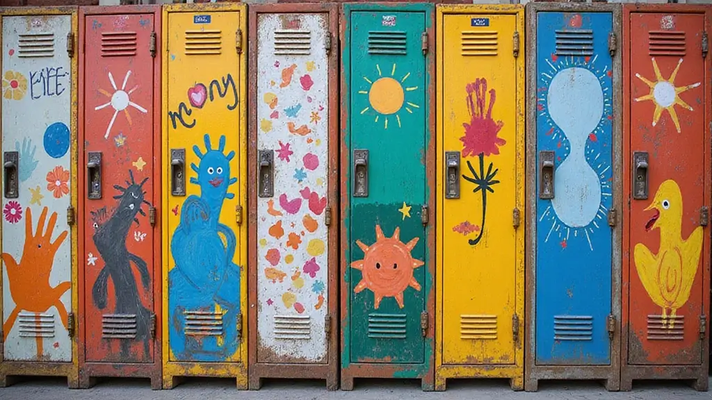 26 Locker Painting Ideas That Personalize Your Space in Style