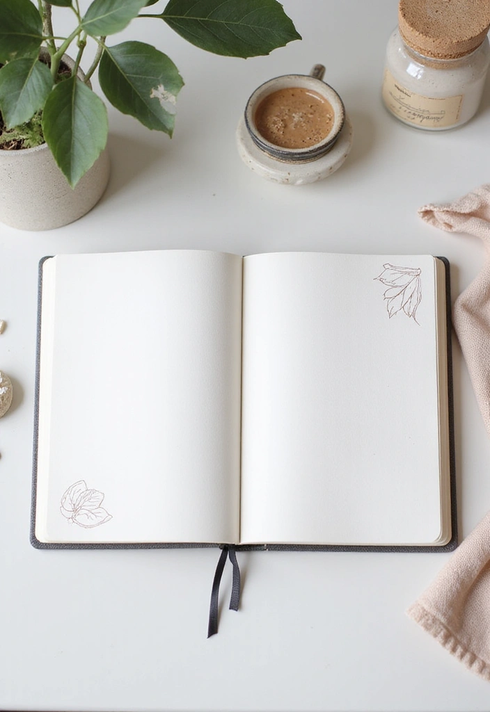 26 Mini Junk Journal Ideas That Are Cute, Portable, and Creative - 22. Minimalist Journal