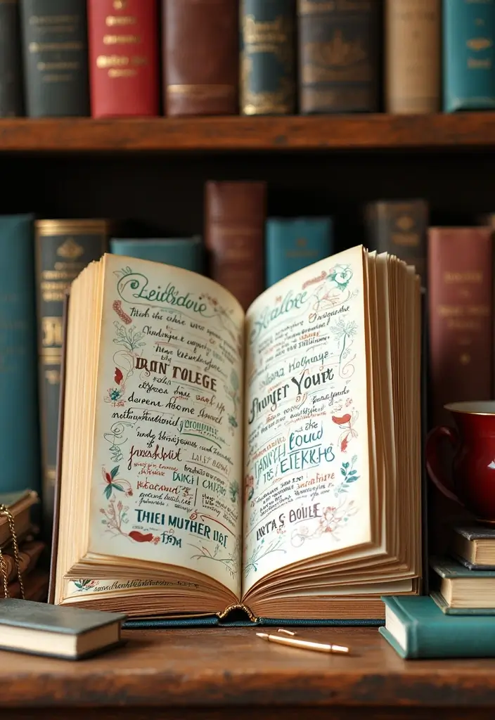 26 Mini Junk Journal Ideas That Are Cute, Portable, and Creative - 25. Quotes from Books Journal