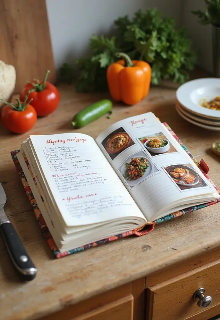 26 Mini Junk Journal Ideas That Are Cute, Portable, and Creative - 5. Recipe Journal with a Twist