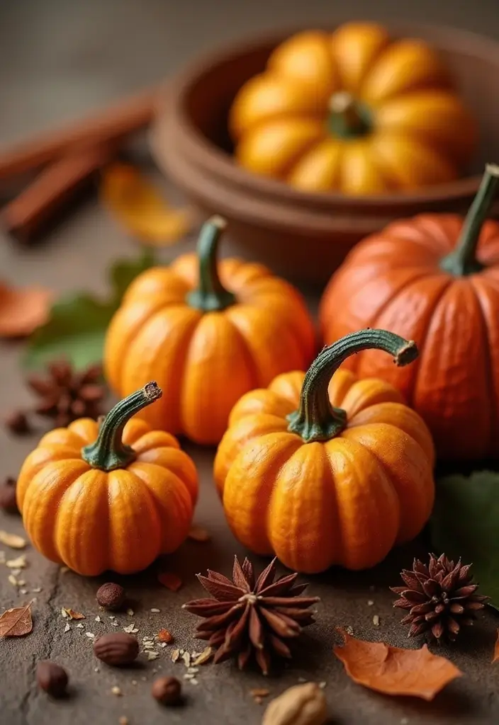 26 Mini Pumpkin Painting Ideas That Are Adorable and Perfect for Decor - 18. Scented Pumpkin Craft