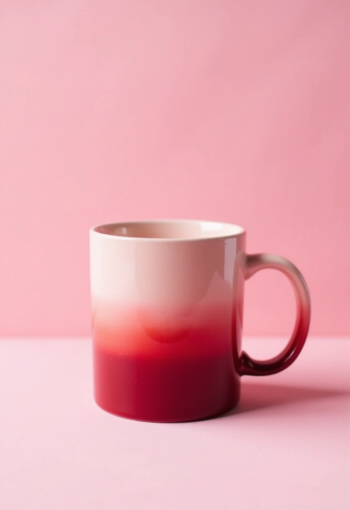 26 Mug Painting Ideas Easy That Turn Ordinary Cups Into Unique Gifts - 10. Ombre Effects