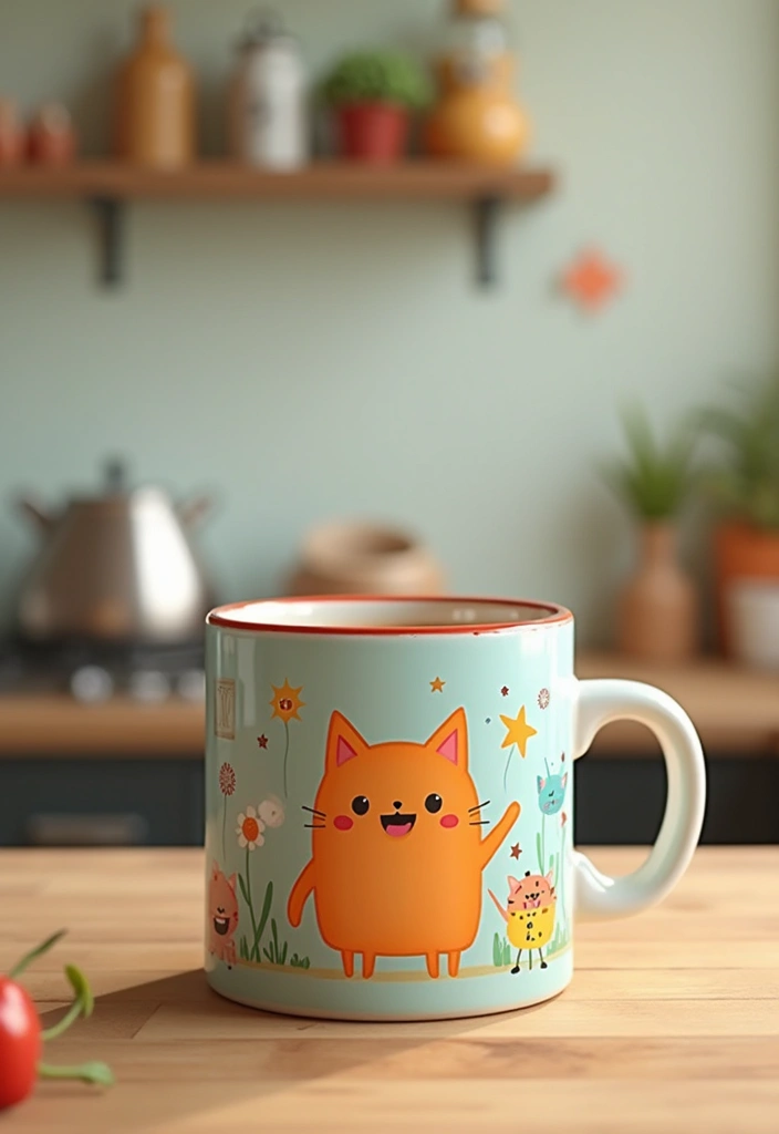 26 Mug Painting Ideas Easy That Turn Ordinary Cups Into Unique Gifts - 15. Whimsical Characters