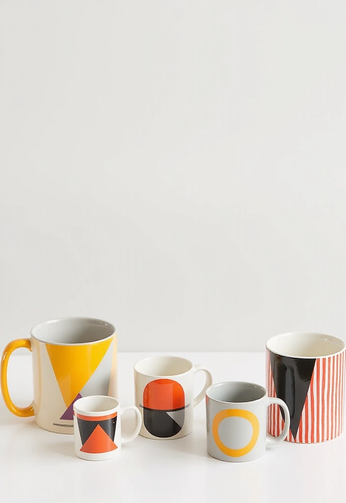 26 Mug Painting Ideas Easy That Turn Ordinary Cups Into Unique Gifts - 2. Geometric Patterns