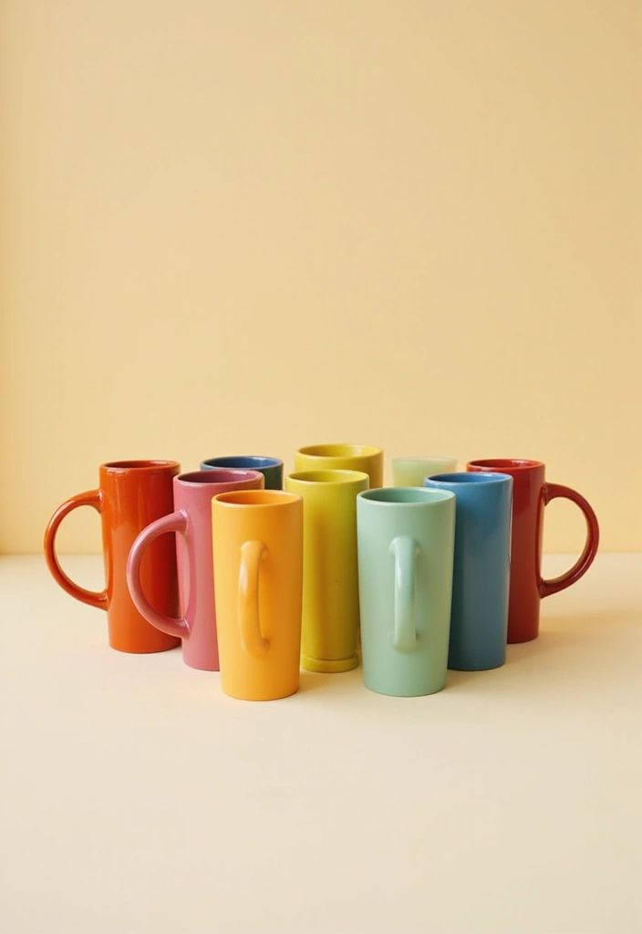 26 Mug Painting Ideas Easy That Turn Ordinary Cups Into Unique Gifts - 23. Color Block