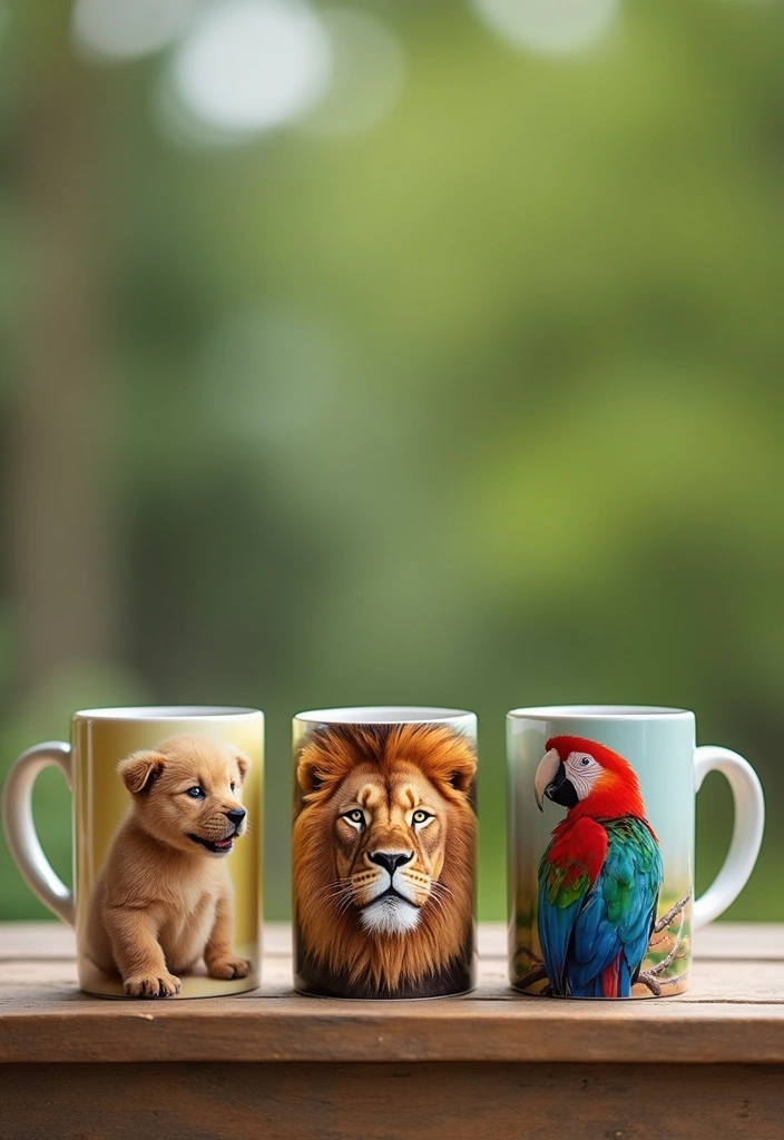 26 Mug Painting Ideas Easy That Turn Ordinary Cups Into Unique Gifts - 6. Animal Inspirations