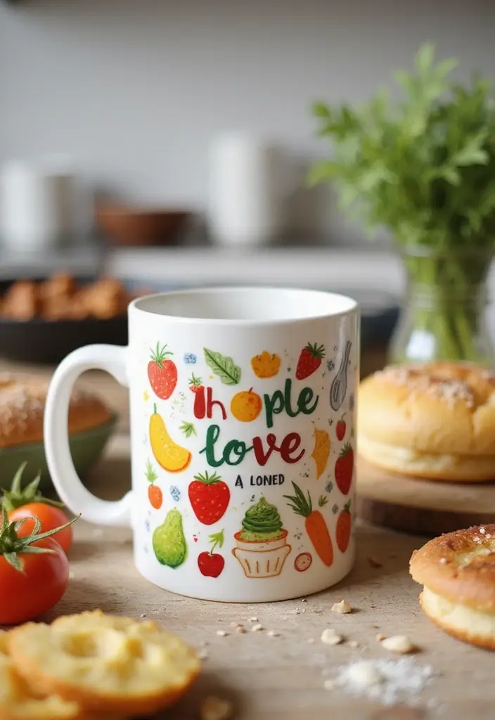 26 Mug Painting Ideas That Transform Your Drinkware Into Cute Personalized Gifts - 18. Food Inspired Designs