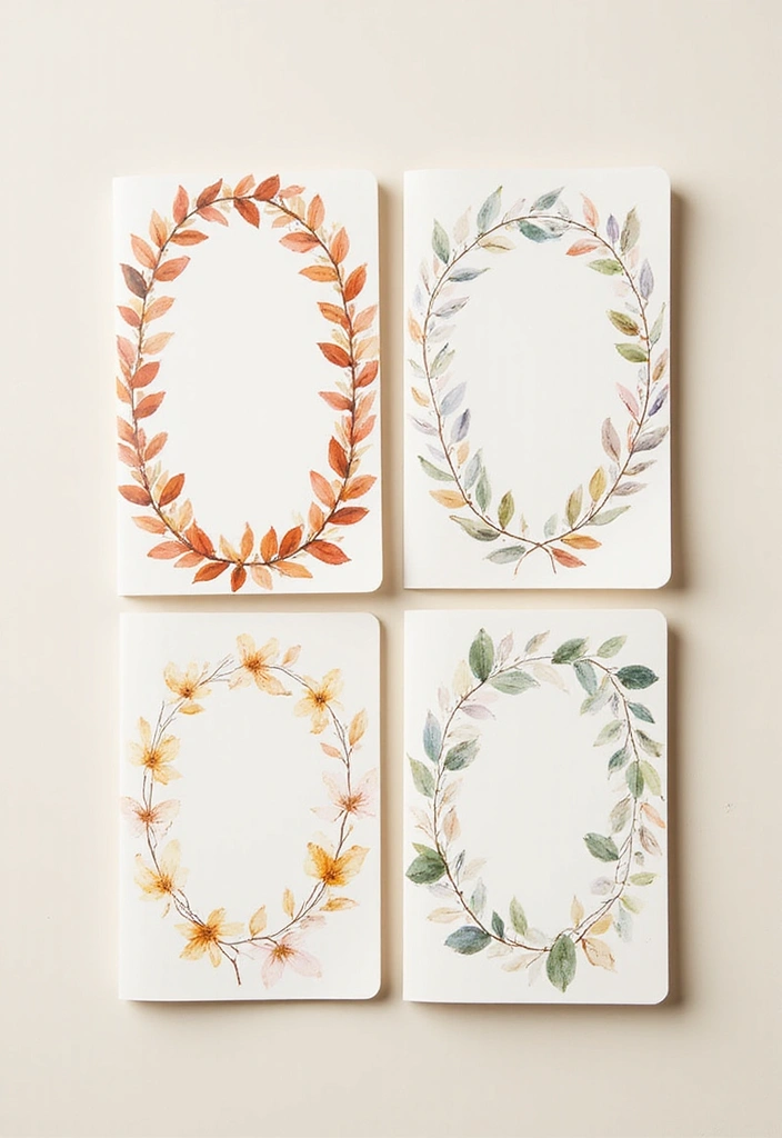 26 Notebook Decoration Ideas Cover That Make Writing Inspiring and Cute - 10. Themes and Seasons