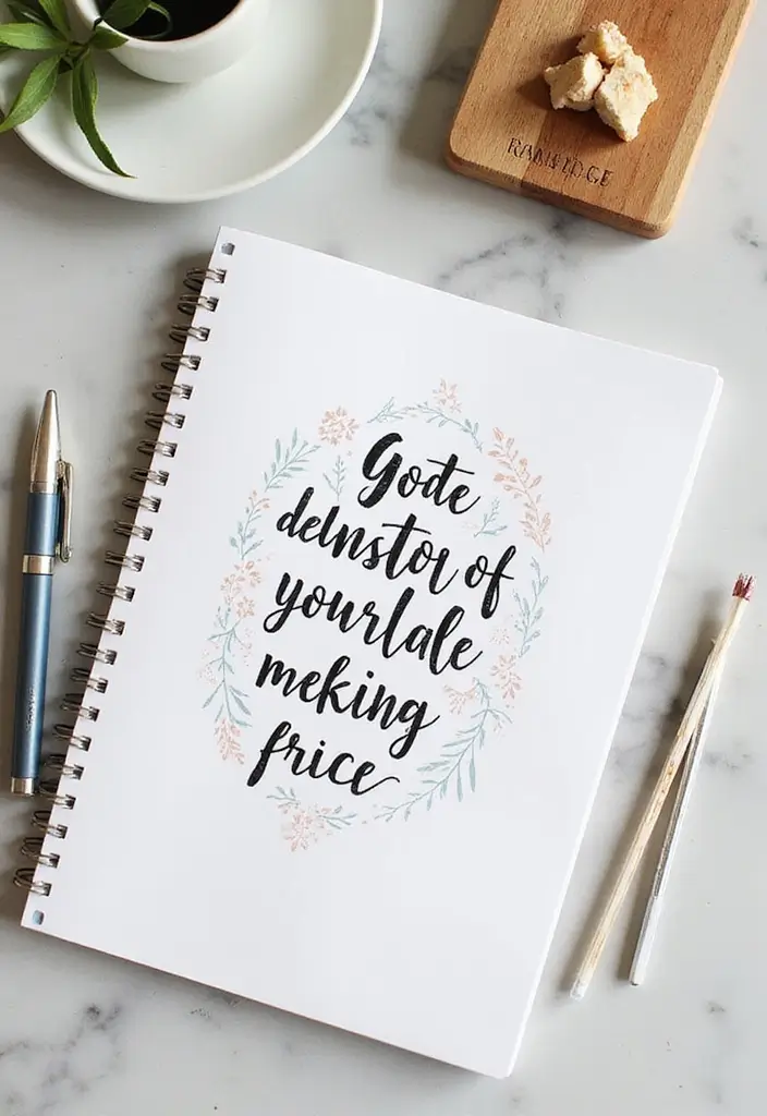 26 Notebook Decoration Ideas Cover That Make Writing Inspiring and Cute - 11. Quotes That Inspire