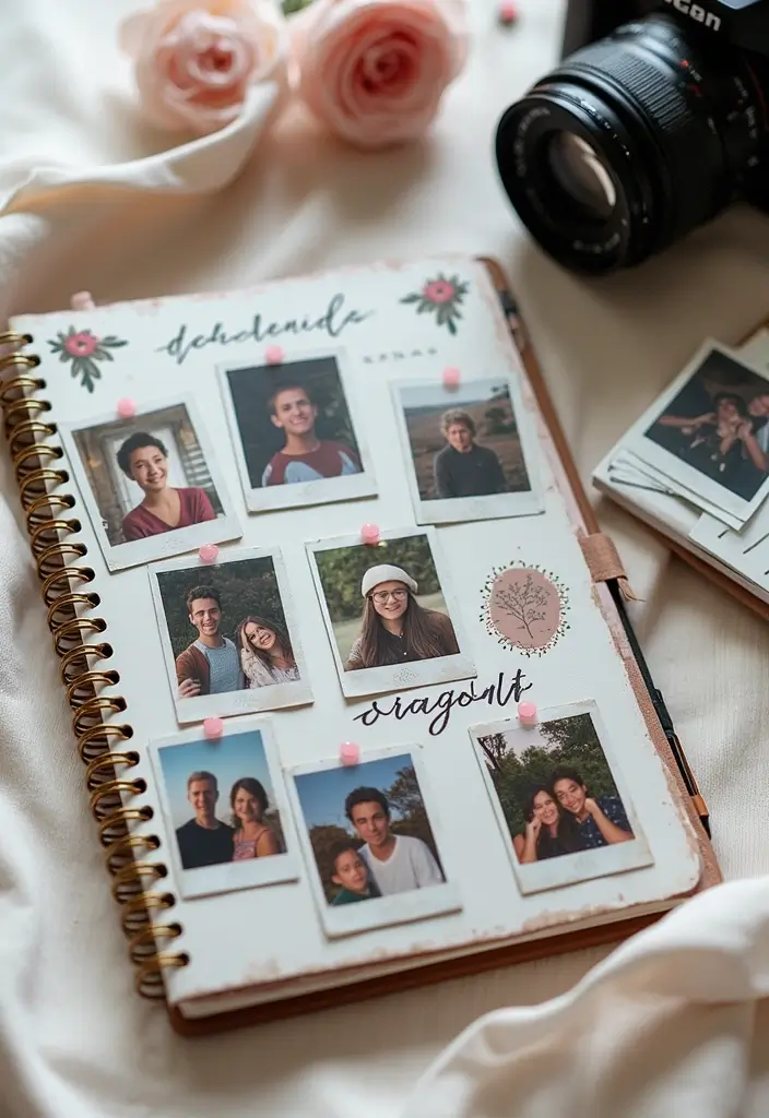 26 Notebook Decoration Ideas Cover That Make Writing Inspiring and Cute - 12. Photo Covers