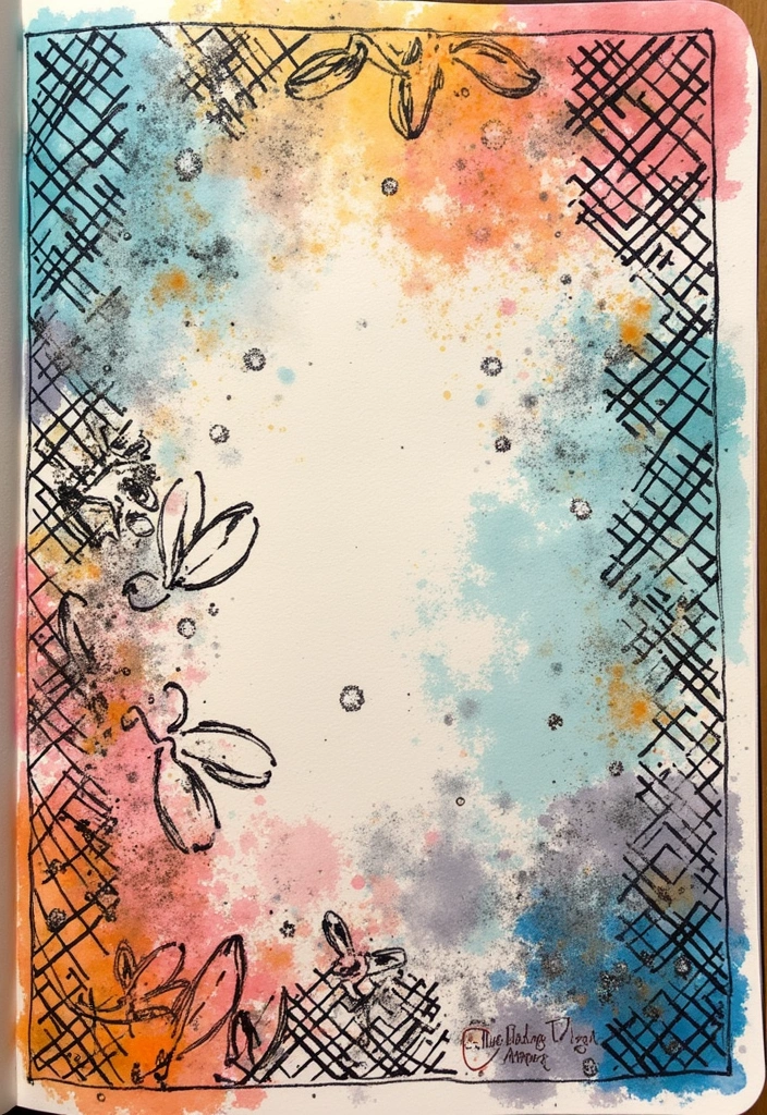 26 Paper Journal Ideas That Turn Notes Into Beautiful Keepsakes - 17. Custom Page Patterns