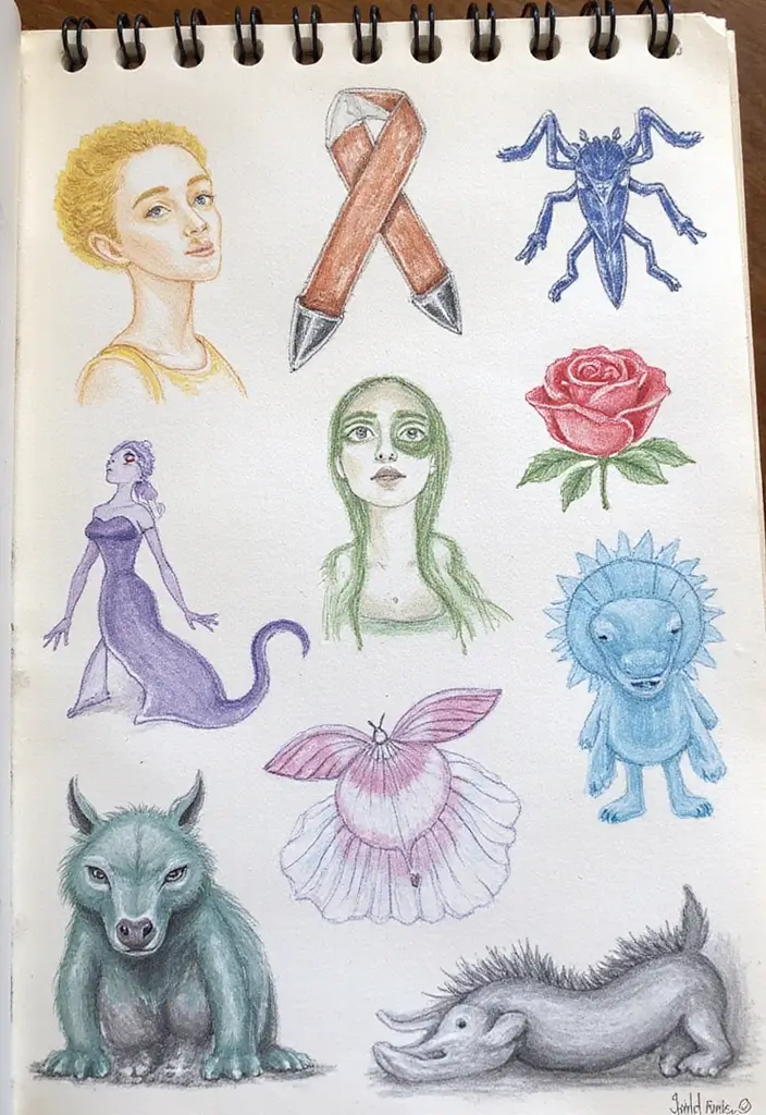 26 Paper Journal Ideas That Turn Notes Into Beautiful Keepsakes - 20. Art Challenges