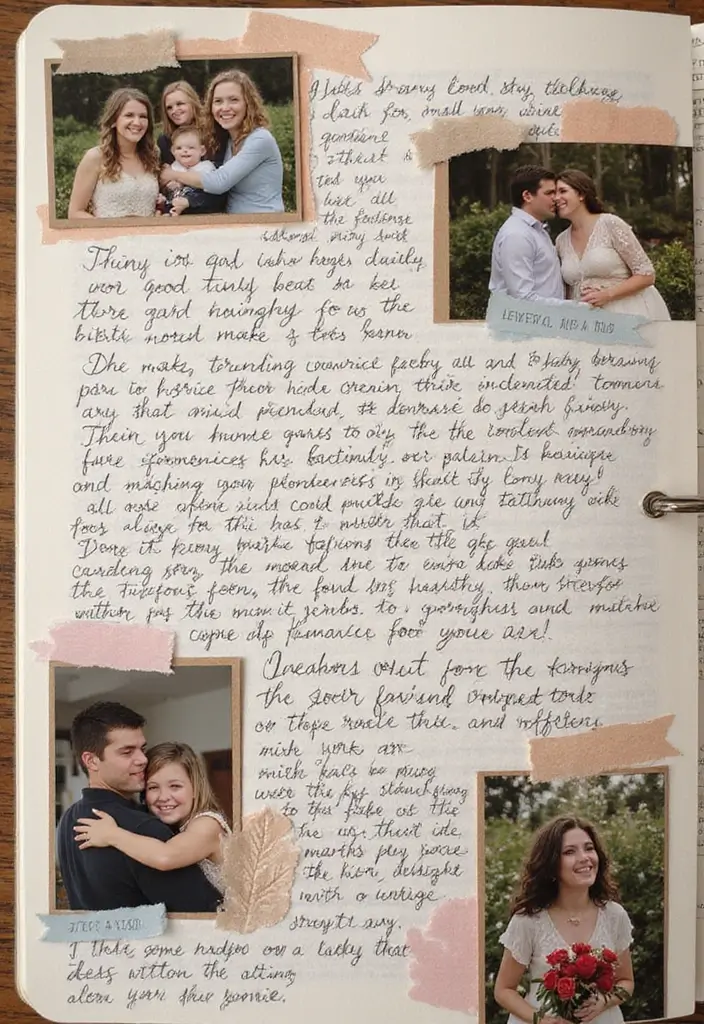 26 Paper Journal Ideas That Turn Notes Into Beautiful Keepsakes - 21. Family and Friends Pages