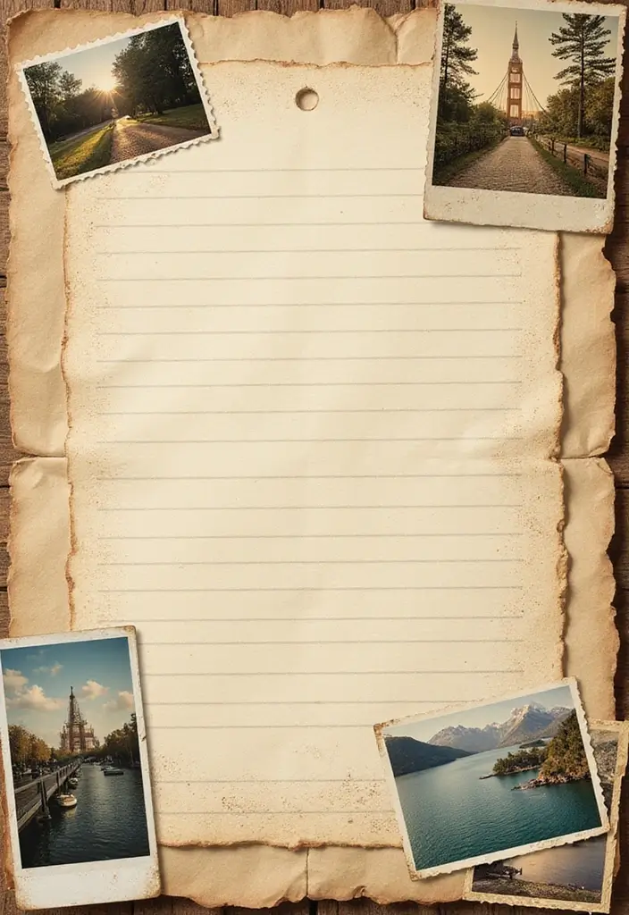 26 Paper Journal Ideas That Turn Notes Into Beautiful Keepsakes - 8. Vintage Postcard Collection