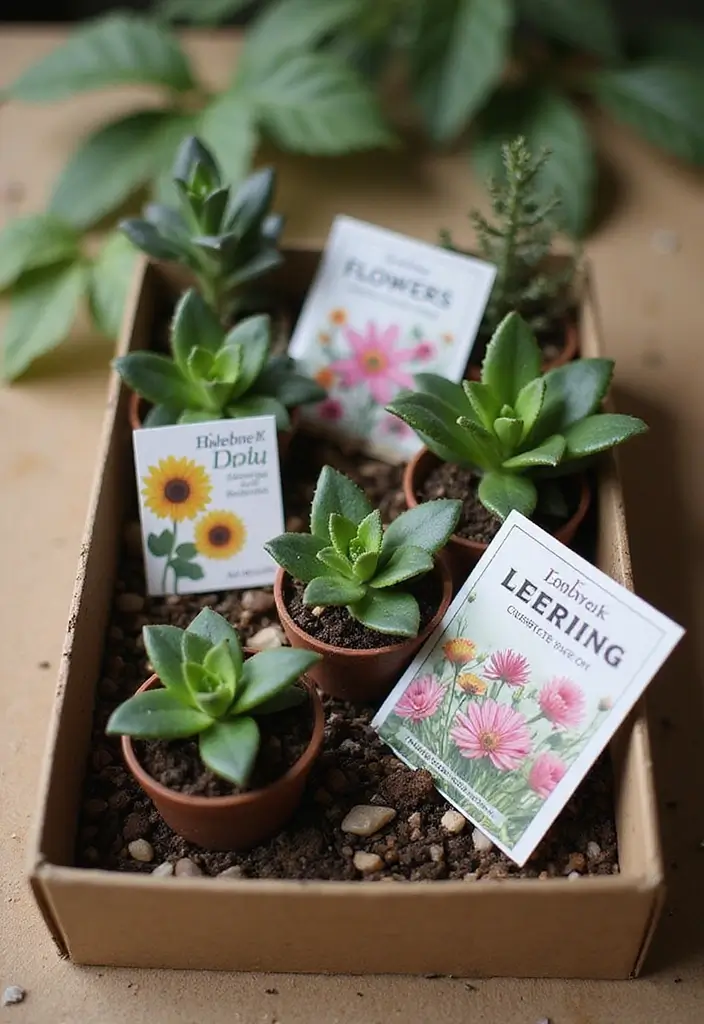 26 Romantic and Creative Valentine's Box Ideas - 11. Flower Garden Box