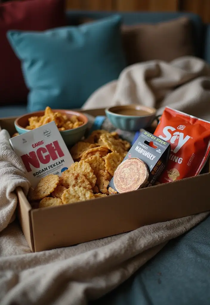 26 Romantic and Creative Valentine's Box Ideas - 12. Movie Night Box