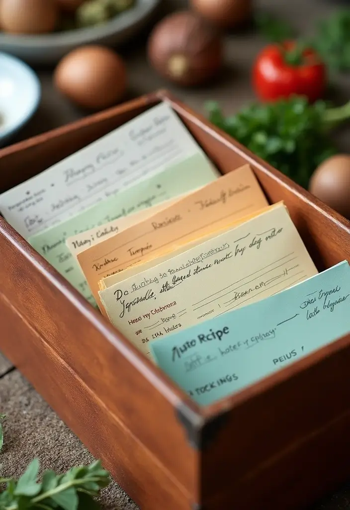 26 Romantic and Creative Valentine's Box Ideas - 14. Recipe Box of Love