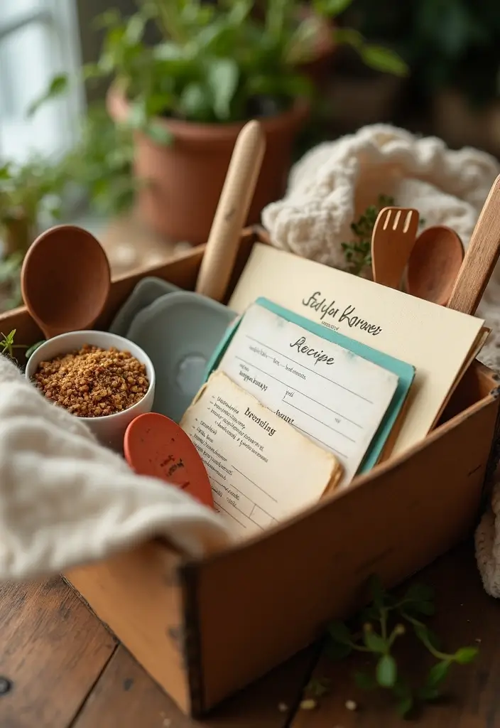 26 Romantic and Creative Valentine's Box Ideas - 18. The Recipe for Love Box