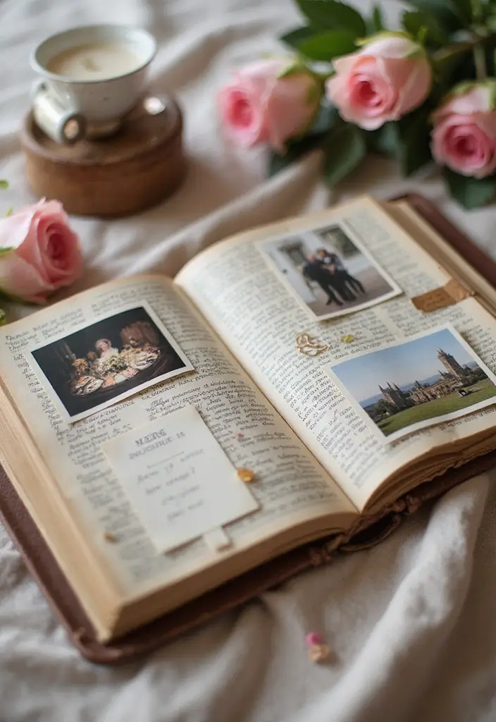 26 Romantic and Creative Valentine's Box Ideas - 21. The Memory Book Box